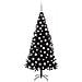 Albero di Natale con 300 LED con supporto Nero 210 cm PVC - Foto miniatura 4