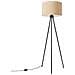 Lampada Da Terra Nevia Beige Sl. 1853 - Minimalist Lampada Da Terra Tortora /nero 135x40x40 Cm - Foto miniatura 2