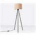 Lampada Da Terra Nevia Beige Sl. 1853 - Minimalist Lampada Da Terra Tortora /nero 135x40x40 Cm - Foto miniatura 3