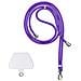 Collarino Da 150 Cm Per Smartphone In Nylon Con Fissaggio Universale, Viola - Foto miniatura 2