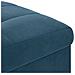 Pouf contenitore con cuscino Blu 40 x 40 x 45 cm Velluto - Foto miniatura 7