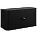 | Mobili bagno 100cm | Nero opaco - legno | L /H /P 100/52/41cm | ELEGANCE | Mobiletto, mobili bagno, basi, lavabo - Foto miniatura 1