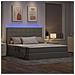 Letto con contenitore e LED Talpa 160 x 200 cm Poliestere - Foto miniatura 5
