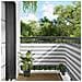 Schermo da balcone Grigio chiaro e bianco 75 x 600 cm - Foto miniatura 2