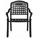 Set di Tavolo da Giardino 3 pcs Nero Alluminio pressofuso - Foto miniatura 7