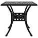 Set di Tavolo da Giardino 3 pcs Nero Alluminio pressofuso - Foto miniatura 8