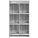 Libreria Sonoma grigio 59 x 30 x 111 cm Legno ingegnerizzato - Foto miniatura 3