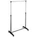 Stand Appendiabiti Allungabile Telescopico Singolo Con Ruote 80x43x90/160cm - Foto miniatura 2