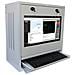 Armadio Di Sicurezza Per Pc, Monitor Touch Lcd E Tastiera Grigio - Foto miniatura 3