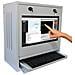 Armadio Di Sicurezza Per Pc, Monitor Touch Lcd E Tastiera Grigio - Foto miniatura 1