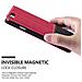 Custodia Compatibile Con Apple Iphone 6 / Iphone 6s In Rosso Nero - Coperchio Protettiva Con Chiusura Magnetica, Funzione Stand E Tasca Per Le Carte - Foto miniatura 6