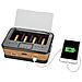 Caricatore Universale Di Pile C / d / aa / aaa / 6lr61 Nicd Nimh + Alcaline + Usb - Foto miniatura 4