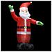 Babbo Natale Gonfiabile Decorazione Con Led Ip44 4,5 M - Foto miniatura 2