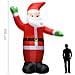 Babbo Natale Gonfiabile Decorazione Con Led Ip44 4,5 M - Foto miniatura 3
