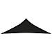 Parasole a Vela Oxford Triangolare 3x3x4,24 m Nero - Foto miniatura 3