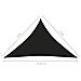 Parasole a Vela Oxford Triangolare 3x3x4,24 m Nero - Foto miniatura 6