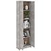 Armadio Corridoio Grigio Cemento 55x25x189 cm Legno Multistrato - Foto miniatura 3
