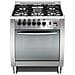 Cucina a Gas C76GV / C 5 Fuochi a Gas Forno a Gas Colore Acciaio Inox Lucidato - Foto miniatura 1