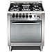 Cucina a Gas C76GV / C 5 Fuochi a Gas Forno a Gas Colore Acciaio Inox Lucidato - Foto miniatura 4