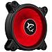 Ventola Di Raffreddamento 4pin Led Rosso 120 Mm 25dba Fan Pc Gaming - Foto miniatura 1