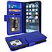 Custodia Compatibile Con Apple Iphone 13 Mini In Blu Marina - Coperchio Protettivo Con Chiusura Magnetica E 3 Slot Per Carte - Foto miniatura 1