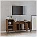 Mobile Tv Rovere Marrone 100x35x55 Cm In Legno Multistrato - Foto miniatura 3