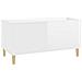Tavolino Salotto Bianco Lucido 90x44,5x45 Cm Legno Multistrato - Foto miniatura 2