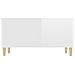 Tavolino Salotto Bianco Lucido 90x44,5x45 Cm Legno Multistrato - Foto miniatura 3