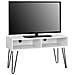 Owen Porta Tv In Truciolare Laminato Bianco - Foto miniatura 1