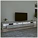 Mobile Porta TV con Luci LED Grigio Cemento 290x36,5x40 cm - Foto miniatura 3