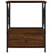 Comodino Rovere Marrone 50x41x65 Cm In Legno Multistrato - Foto miniatura 5