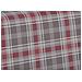 Copriletto Piquet Primavera Estate 100% Cotone Dis. Scozzese Ben Matrimoniale Tortora - Foto miniatura 4