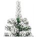 Albero Natale Artificiale Incernierato Con Neve Fioccata 210 Cm - Foto miniatura 4