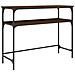 Tavolo Consolle Rovere Marrone 100x35,5x75 Cm Legno Multistrato - Foto miniatura 2
