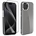 Cover Per Iphone 15 Pro Maxmorbida Trasparente + Vetro Temperato 9h Nero - Foto miniatura 3