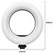 Selfie Ring Light Led Beauty Luce Dimmerabile 3 Modalita Per Vlog Foto Live Streaming - Foto miniatura 3