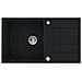 Lavello A Una Vasca Pyramis 78x48 070053001 Nero 78 X 48 Cm - Foto miniatura 1
