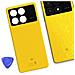Copribatteria Poco X6 Pro Originale Service Pack, Giallo - Foto miniatura 3