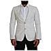 Blazer Da Giacca Slim Fit In Lino Bianco - It46 - S - Foto miniatura 1