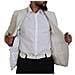 Blazer Da Giacca Slim Fit In Lino Bianco - It46 - S - Foto miniatura 5