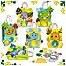 Set Di Creazione Tote Bags Con Stampa Dinosauri - 6 Pezzi Divertenti E Creativi - Foto miniatura 1