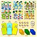 Set Di Creazione Tote Bags Con Stampa Dinosauri - 6 Pezzi Divertenti E Creativi - Foto miniatura 4