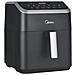 MAD70000ADK Friggitrice ad Aria Calda 7 Litri Potenza 1700W 8 funzioni Nero - Foto miniatura 1