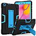 Custodia Protettiva Per Samsung Galaxy Tab A 8.4'' Con Supporto - Nero E Blu - Foto miniatura 1