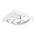 F140P Case per computer Ventilatore 14 cm Bianco 1 pz - Foto miniatura 2