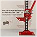 Cric Auto da 3 Tonnellate in Acciaio Rinforzato con Sollevamento 10-105cm, Rosso - Foto miniatura 4
