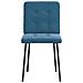 Sedie Da Pranzo 6 Pz Blu In Velluto - Foto miniatura 3