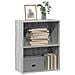 Libreria Grigio Sonoma 60x30x77 Cm In Legno Multistrato - Foto miniatura 1