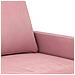 Divano a 2 Posti Rosa 120 cm in Velluto - Foto miniatura 6