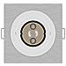 Faretti incassati 12 pz Quadrato GU10 Argento 91x91 mm - Foto miniatura 6